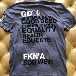 James Perse Grateful Dead t-shirt size 3 grey/blue